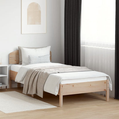 Postel Bez Matrace Masivní Borovice
