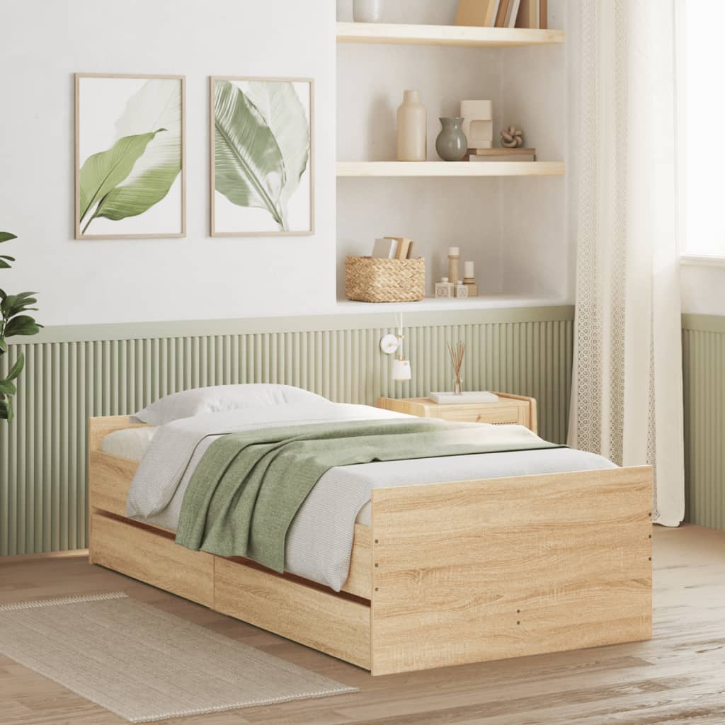 Rám Postele Se Zásuvkami Small Single