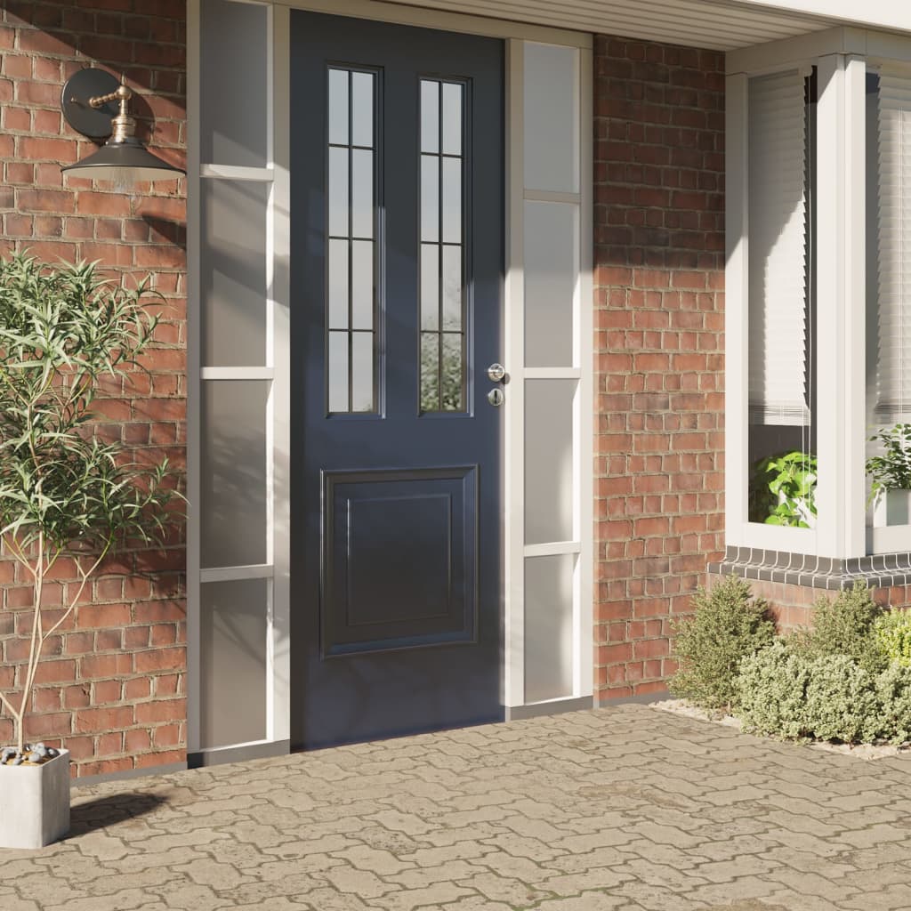 Okenní Fólie 3 Ks Statické Matné Průhledné Šedé Pvc