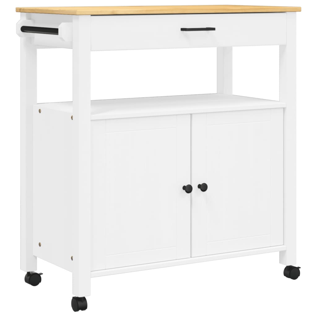 Kuchyňský Vozík Monza Masivní Borové Dřevo