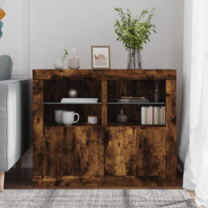 Odkládací Skříňky S Led Osvětlením 2 Ks Kompozit