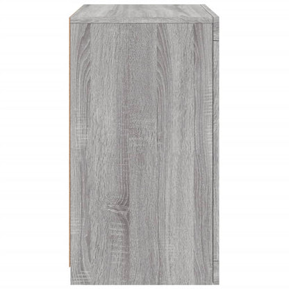 Odkládací Skříňky S Led Osvětlením 2 Ks Šedé Sonoma Kompozit