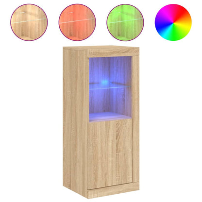 Příborník S Led Osvětlením 41 X 37 X 100 Cm