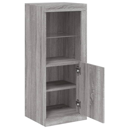 Příborník S Led Osvětlením Šedý Sonoma 41 X 37 X 67 Cm