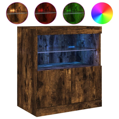 Příborník S Led Osvětlením 60 X 37 X 67 Cm
