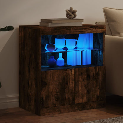 Příborník S Led Osvětlením 60 X 37 X 67 Cm