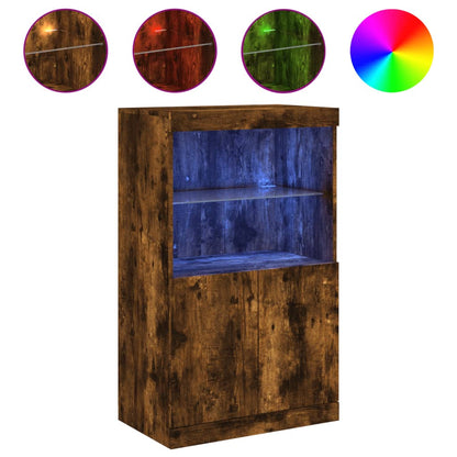 Příborník S Led Osvětlením 60,5 X 37 X 100 Cm