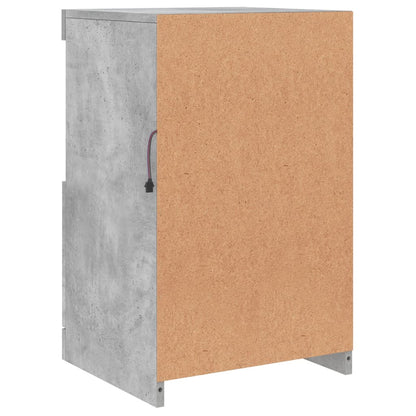 Příborník S Led Osvětlením Betonově Šedý 41 X 37 X 67 Cm