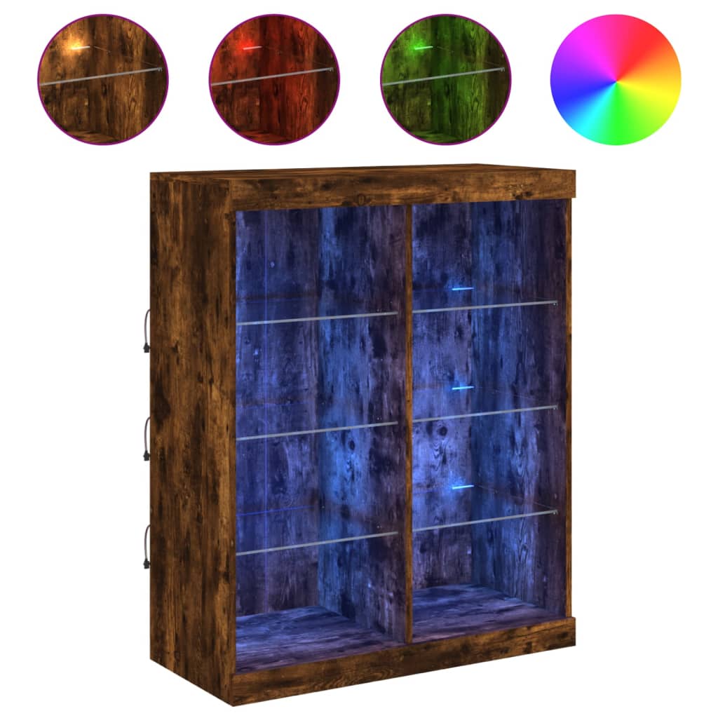 Příborník S Led Osvětlením 81 X 37 X 100 Cm