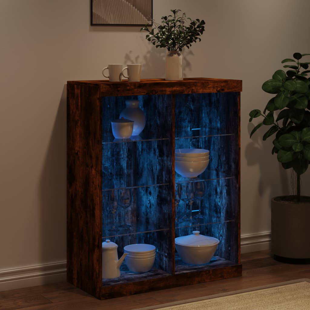 Příborník S Led Osvětlením 81 X 37 X 100 Cm