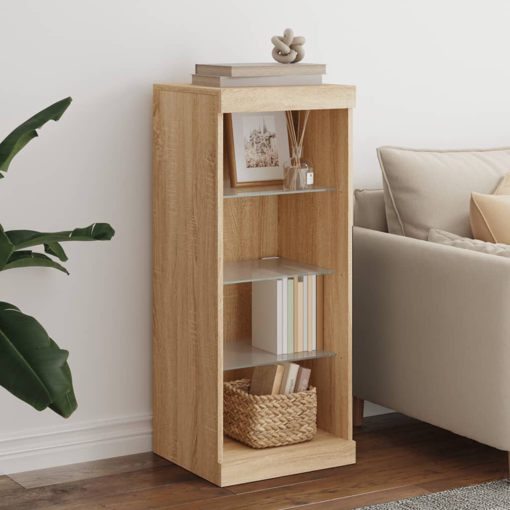 Příborník S Led Osvětlením Dub Sonoma