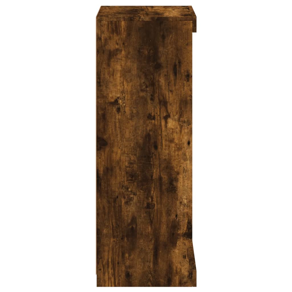 Příborník S Led Osvětlením Kouřový Dub