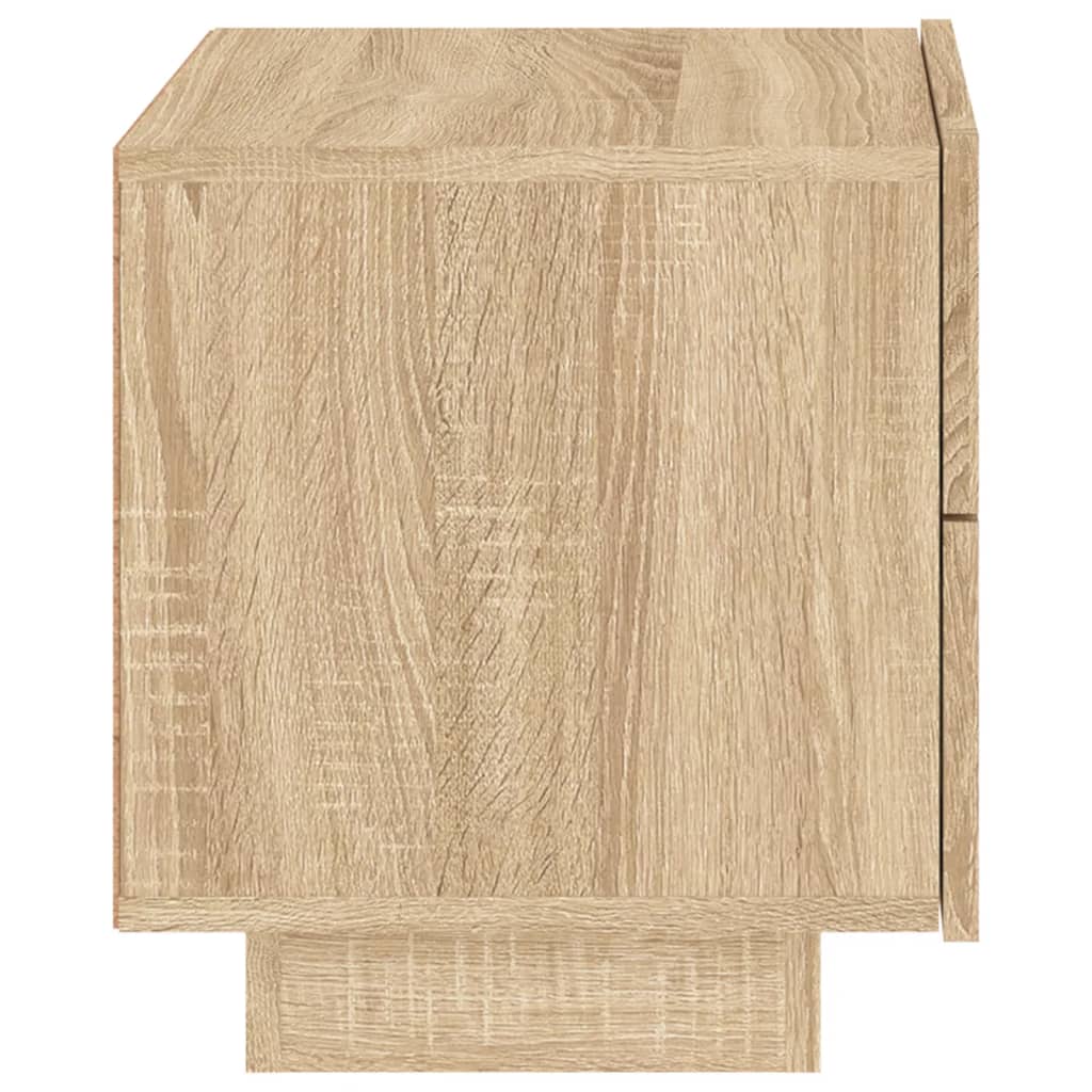 Noční Stolek S Led Osvětlením 70 X 36 X 40,5 Cm