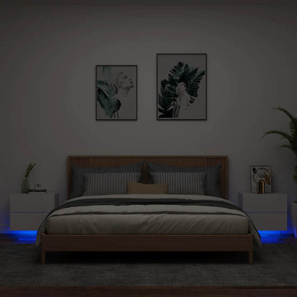 Nástěnný Noční Stolek S Led Osvětlením