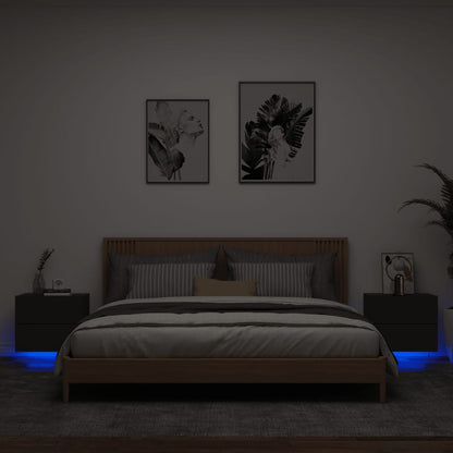 Nástěnný Noční Stolek S Led Osvětlením