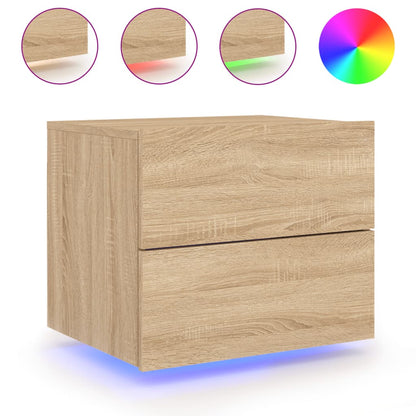 Nástěnný Noční Stolek S Led Osvětlením