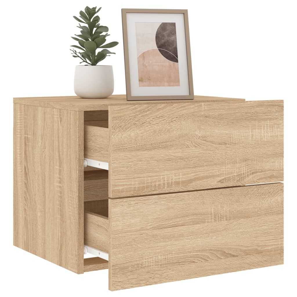 Nástěnný Noční Stolek S Led Osvětlením