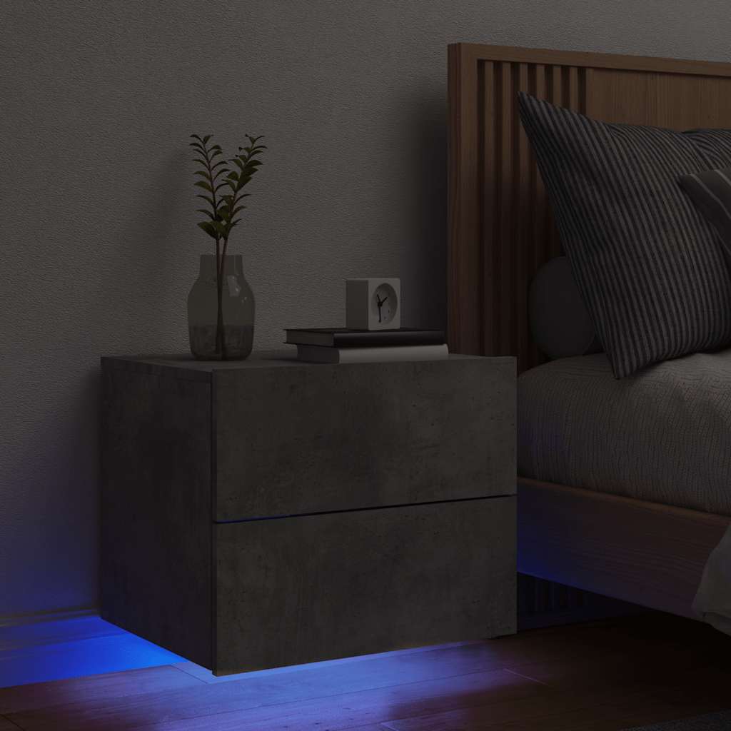 Nástěnný Noční Stolek S Led Osvětlením