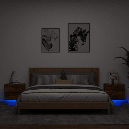 Nástěnný Noční Stolek S Led Osvětlením