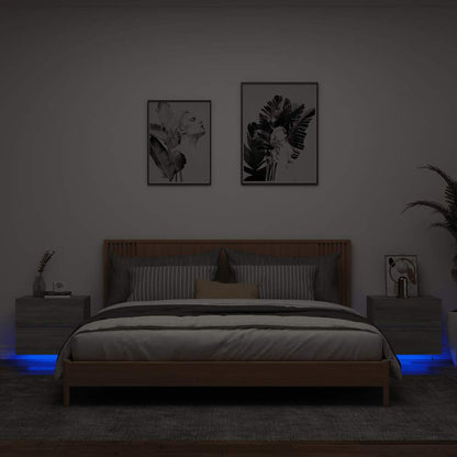 Nástěnný Noční Stolek S Led Osvětlením