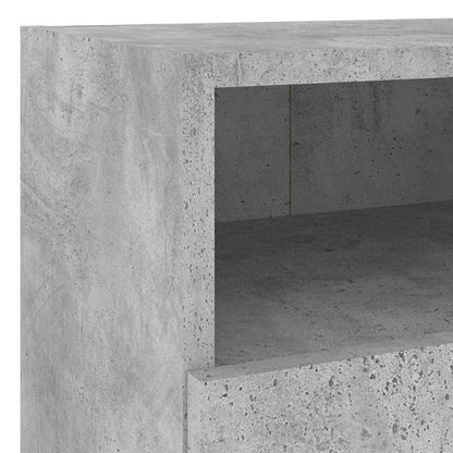 Nástěnné Tv Skříňky 2 Ks Betonově Šedé 40 X 30 X 30 Cm Kompozit