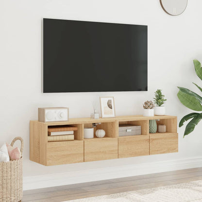 Nástěnná Tv Skříňka 60X30X30 Cm Kompozitní Dřevo