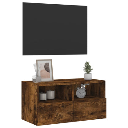 Nástěnná Tv Skříňka 60X30X30 Cm Kompozitní Dřevo