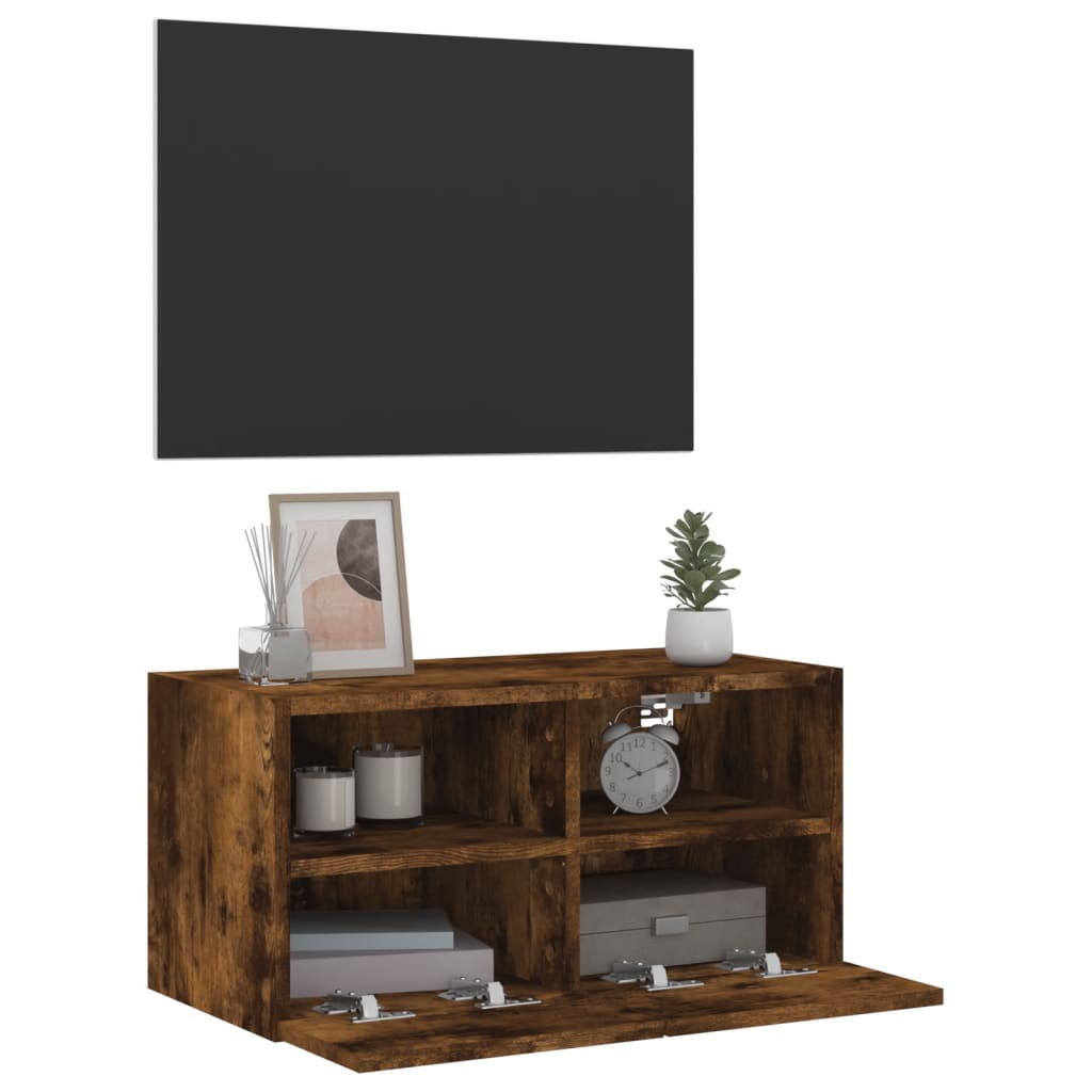 Nástěnná Tv Skříňka 60X30X30 Cm Kompozitní Dřevo