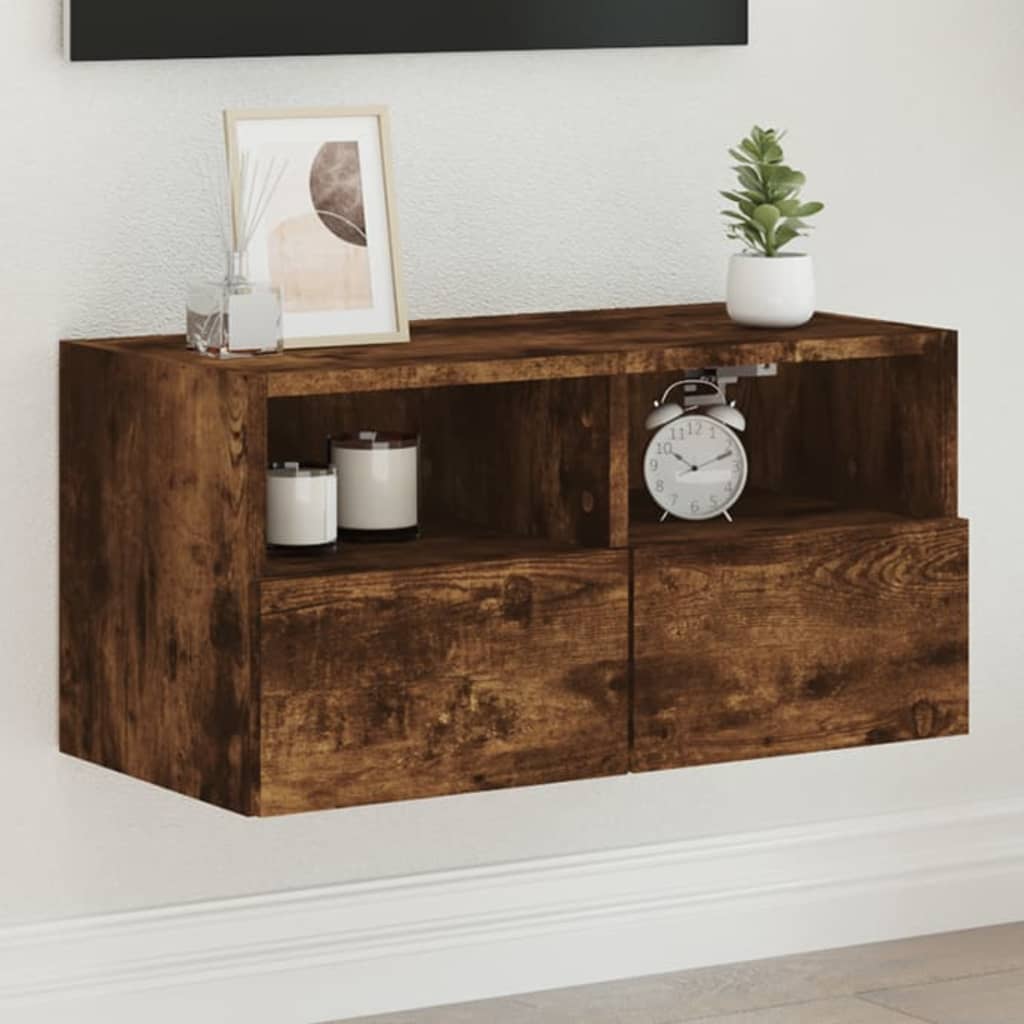 Nástěnná Tv Skříňka 60X30X30 Cm Kompozitní Dřevo