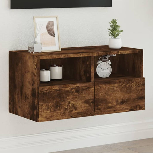 Nástěnná Tv Skříňka 60X30X30 Cm Kompozitní Dřevo