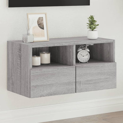 Nástěnná Tv Skříňka 60X30X30 Cm Kompozitní Dřevo
