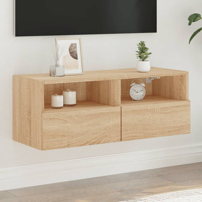 Nástěnná Tv Skříňka 60X30X30 Cm Kompozitní Dřevo