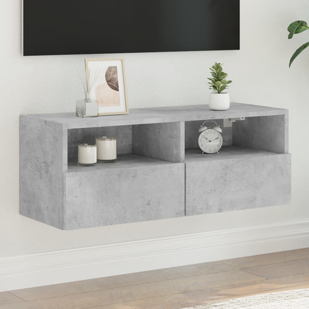 Nástěnná Tv Skříňka 60X30X30 Cm Kompozitní Dřevo