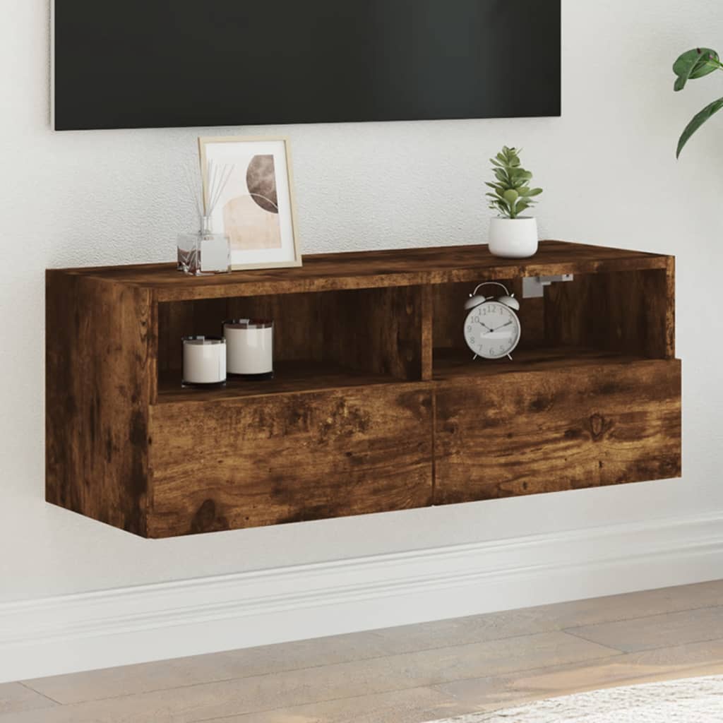 Nástěnná Tv Skříňka 60X30X30 Cm Kompozitní Dřevo