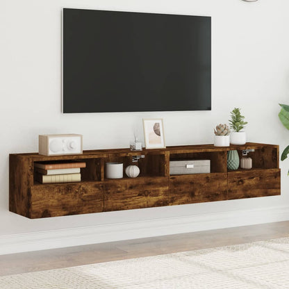 Nástěnná Tv Skříňka 60X30X30 Cm Kompozitní Dřevo