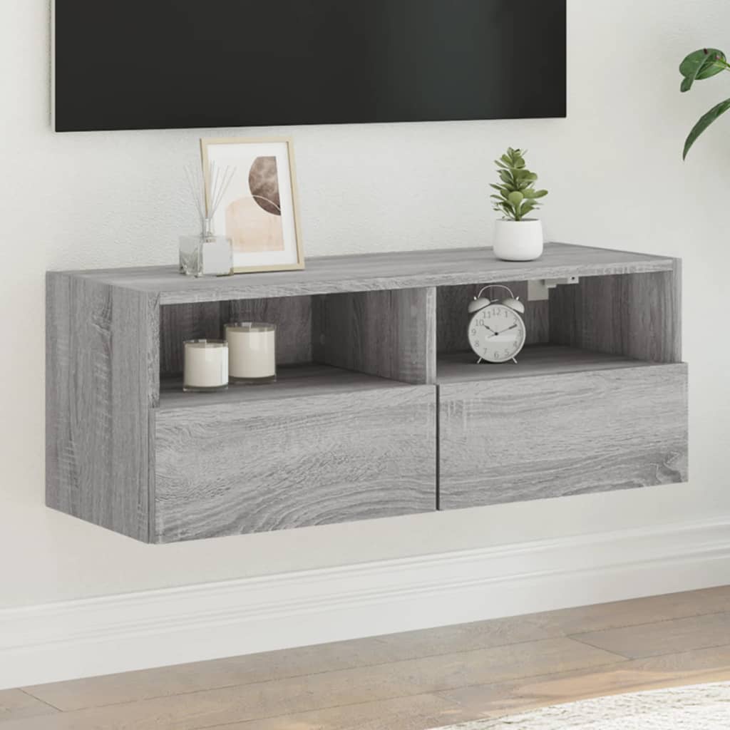 Nástěnná Tv Skříňka 60X30X30 Cm Kompozitní Dřevo