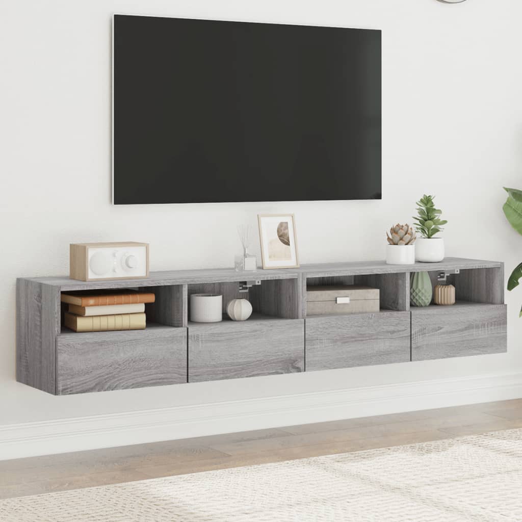 Nástěnná Tv Skříňka 60X30X30 Cm Kompozitní Dřevo