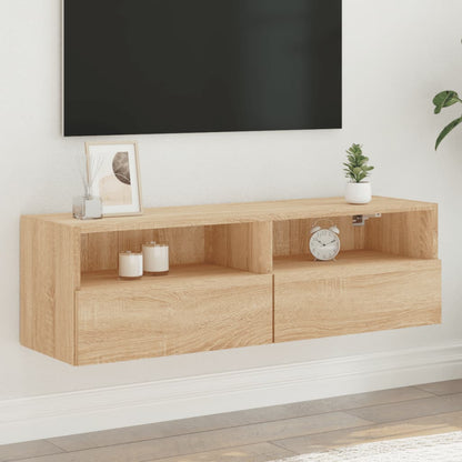 Nástěnná Tv Skříňka 60X30X30 Cm Kompozitní Dřevo