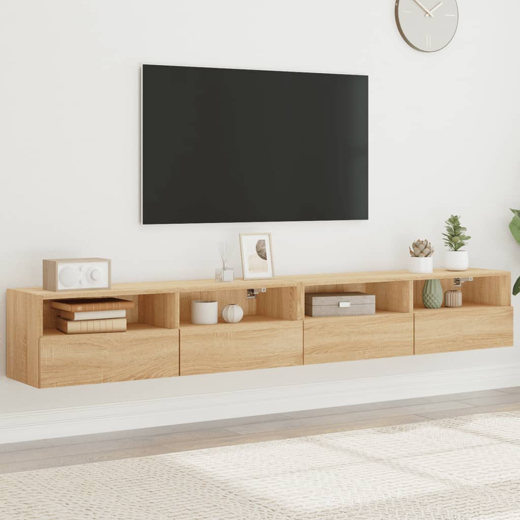 Nástěnná Tv Skříňka 60X30X30 Cm Kompozitní Dřevo