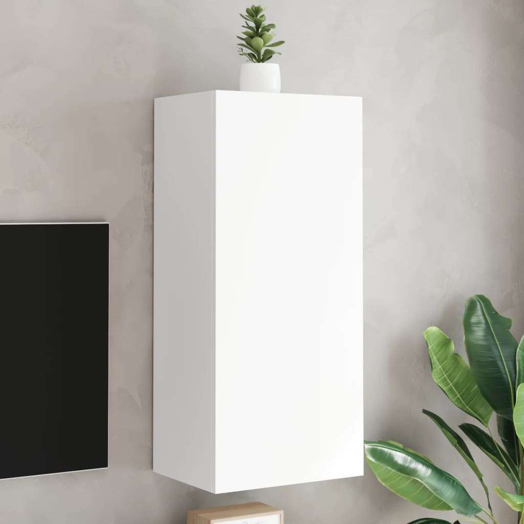 Nástěnné Tv Skříňky 2 Ks Bílé 40,5X30X Kompozitní Dřevo