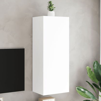 Nástěnné Tv Skříňky 2 Ks Bílé 40,5X30X Kompozitní Dřevo
