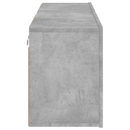 Tv Skříňky Nástěnné 2 Ks Betonově Šedé 60 X 30 X 41 Cm