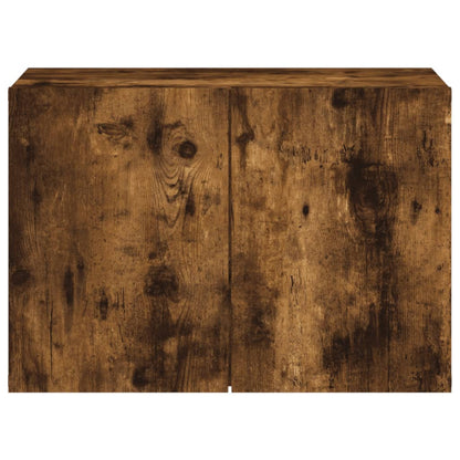 Tv Skříňka Nástěnná Kouřový Dub 60 X 30 X 41 Cm