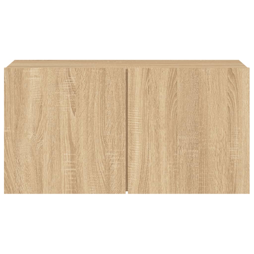 Tv Skříňka Nástěnná Dub Sonoma 80 X 30 X 41 Cm