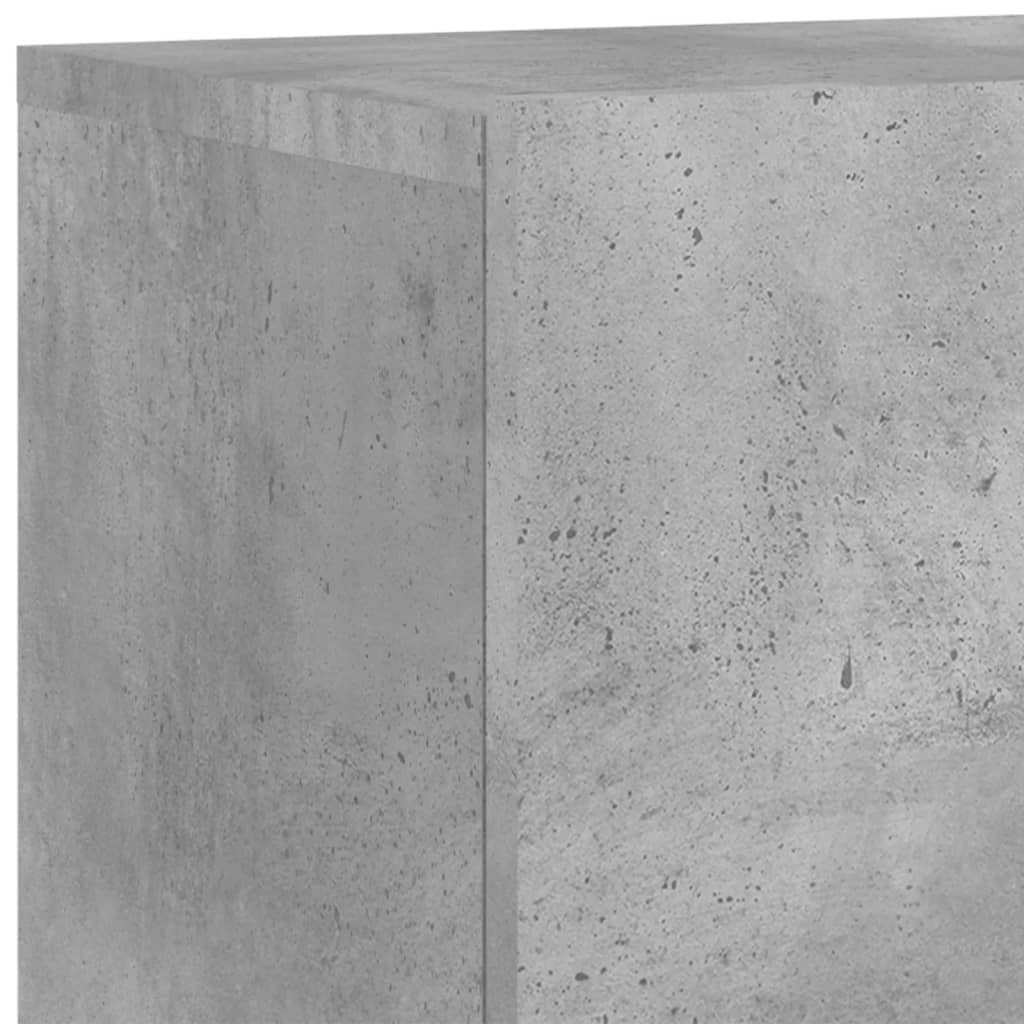 Tv Skříňka Nástěnná Betonově Šedá 80 X 30 X 41 Cm