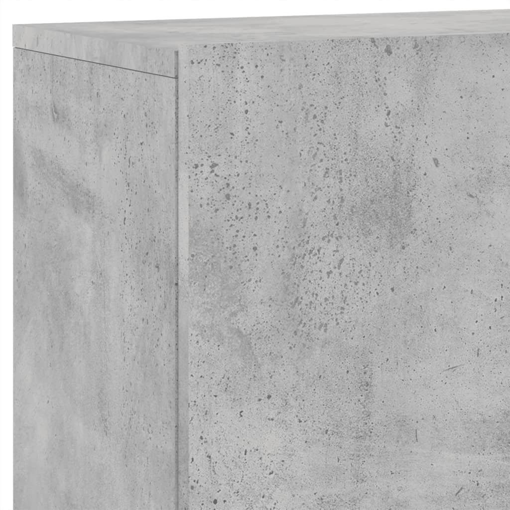 Tv Skříňka Nástěnná Betonově Šedá 100 X 30 X 41 Cm