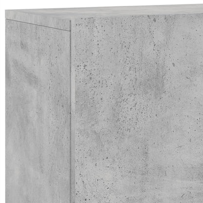 Tv Skříňka Nástěnná Betonově Šedá 100 X 30 X 41 Cm