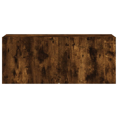 Tv Skříňka Nástěnná Kouřový Dub 100 X 30 X 41 Cm