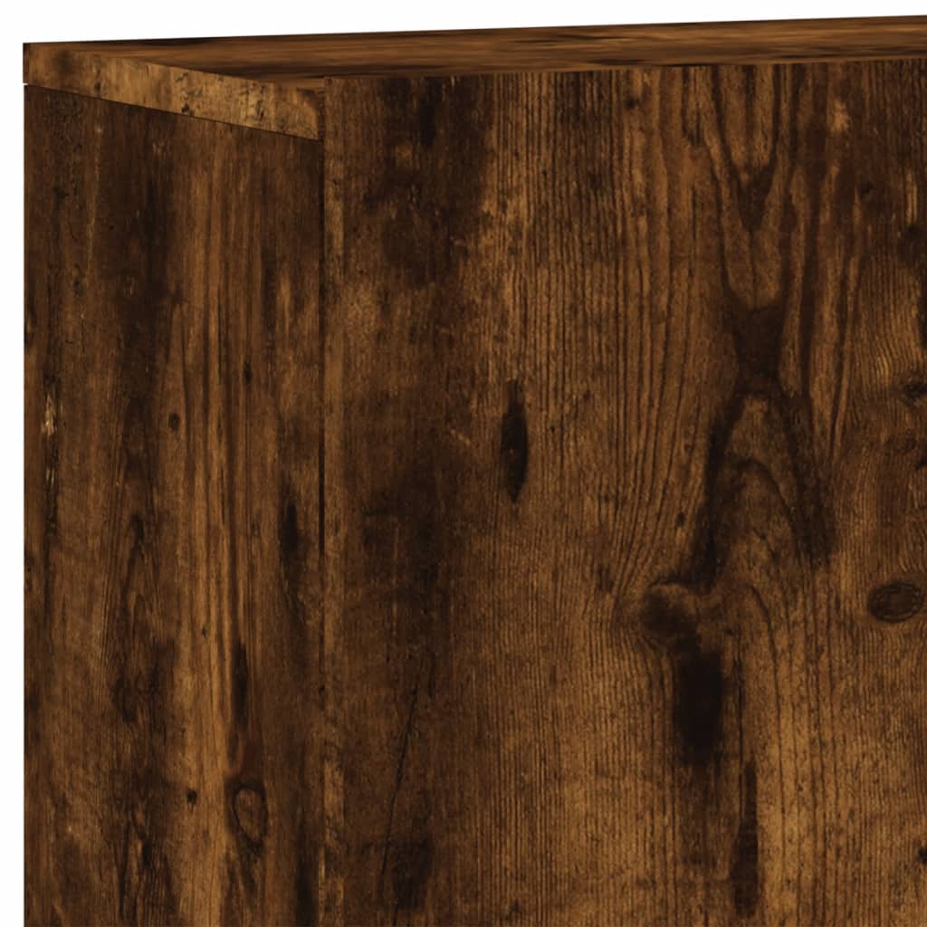 Tv Skříňka Nástěnná Kouřový Dub 100 X 30 X 41 Cm