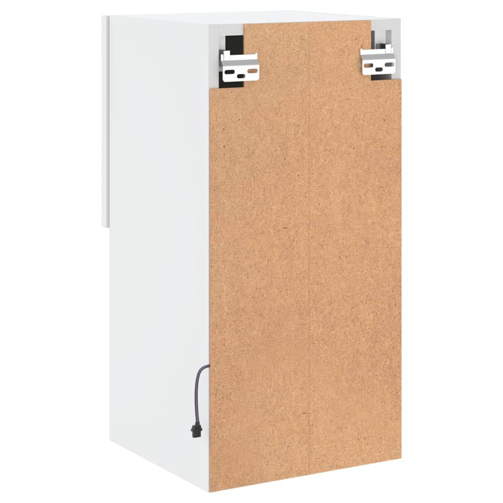 Tv Skříňky S Led Osvětlením 2 Ks Bílé 30,5 X 30 X 60 Cm